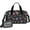 Black Dog Paw, variant on Women Men Gym Bag,Basset Hound Dog and Flower Small Duffle Bag Spend the Night Bags for Women with Shoes Compartment Washbag,Detachable Shoulder Strap,19.7x8.3x11 Inches