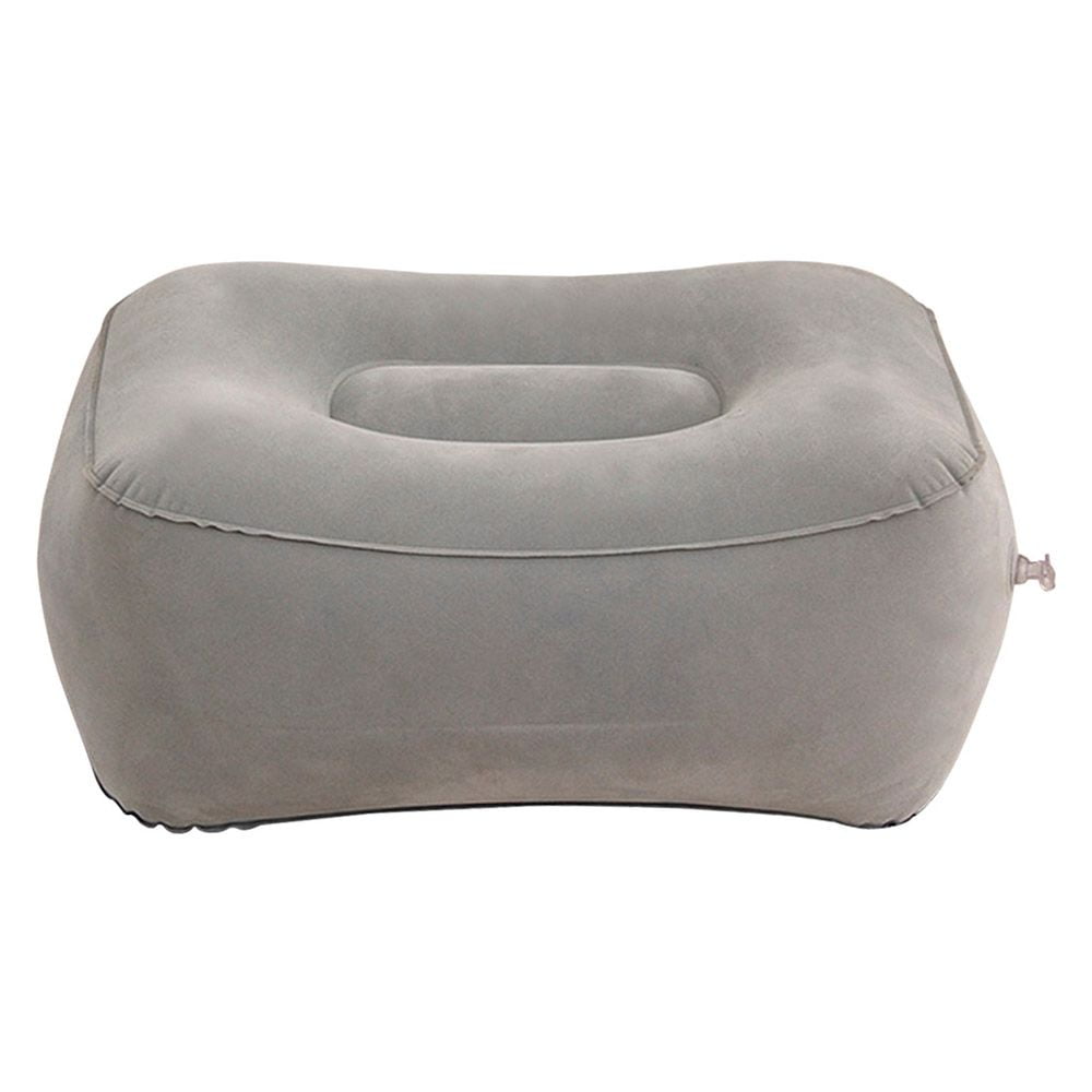 Flocked Inflatable Foot Pad PVC Air Travel Office Inflatable Leg Up