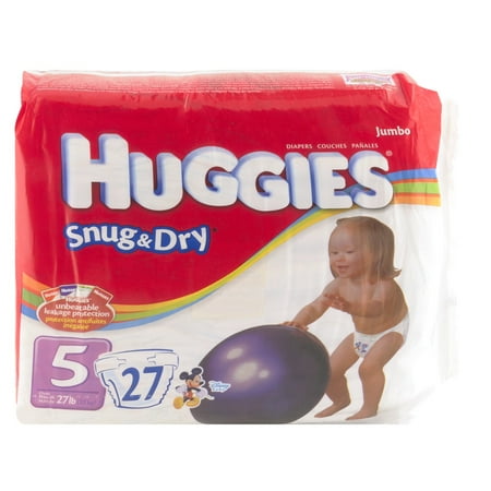 HUGGIES Snug & Dry Diapers (Choose Your Size)