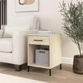 thumbnail image 3 of Pemberly Row End Table with Drawer in Natural Elm - Engineered Wood, 3 of 10