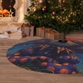 thumbnail image 6 of Sikiie Dreamy Jester Under Stars 30-48 inches {designName} Print Christmas Tree Skirt Snowman Xmas Tree Skirt with Edge Christmas Decorations for Holiday Party-48", 6 of 7