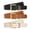 Black+Brown+Beige, variant on WHIPPY 3 Pack Women Leather Belts for Jeans Pants Casual Ladies Waist Belt for Dresses