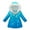 314# Sky Blue, variant on oqasdz Girls Coats Children Long Sleeve Gradient Snowflake Print Quilted Hooded Warm Outerwear Fall Winter Top Coat Outwear Size 2 Y-3 Y