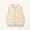 Beige, variant on Kids Puffer Vest Winter Lightweight Quilted Gilet | Button Down Sleeveless Fleš¾ce Waistcoat for Toddler Girls Boys | Casual Warm Outerwear