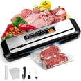 thumbnail image 1 of Machine de Mise sous Vide pour Aliments 110V, Conservation des Aliments, Économiseur d'Aliments pour Aliments Secs et Humides, Rouleau de Sacs de Scellage, Système de Mise sous Vide à Air, 80 kPa, 1 of 11