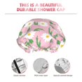 thumbnail image 3 of KLL Daisies Flowers Pattern Shower Cap & Bath Cap for Women,Reversible Oversized Waterproof Shower Caps for all Hair Lengths,Elastic Reusable Bathing Hair Cap, 3 of 6