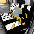thumbnail image 2 of CHAQLIN Elephant Sunflower, Non-Slip Replacement Seat Protectors Set of 2 Waterproof All Weather Car Back Seat Cover for Auto Car Interior, 2 of 4