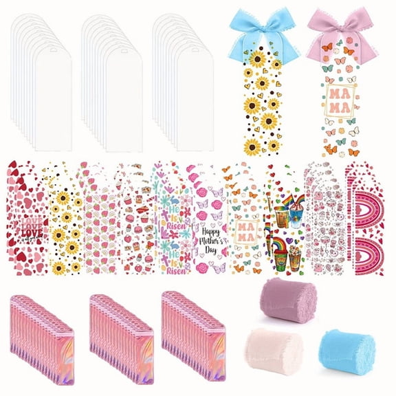 Acrylic Bookmark Blanks Clear Acrylic Book Marks Bookmark Making Kit for Reading Lovers DIY Crafts Graduation Gifts