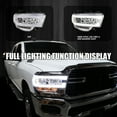 thumbnail image 2 of Spec-D Tuning Chrome Projector Headlights w/ LED Bar Compatible with 2019-2024 Dodge Ram 2500, 3500, 4500, Left + Right Pair Headlamps Assembly, 2 of 5