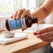 Equate Children's Multi-Symptom Day & Night Cold Liquid, Berry Flavor, Ages 4 to 12 Years, 8 fl oz (2x4 fl oz), Compare to Children's Mucinex® (Nighttime) Multi-Symptom Cold Active Ingredients