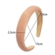 thumbnail image 2 of Diademas acolchadas para mujer, aro de pelo grueso de plástico sólido, diademas antideslizantes de esponja para niñas, accesorios para el cabello, 2 of 5