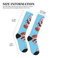 thumbnail image 2 of Picia Sushi Salmon Surfing Printed Sports Compression Socks - 15-20mmHg Graduated Compression, High-Performance Soft and Breathable Socks for Men and Women, 2 of 5