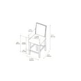 thumbnail image 4 of Linon Stewart Counter Stool, 24 inch seat height, 4 of 4