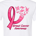 thumbnail image 4 of Inktastic Breast Cancer Awareness Ribbon and Butterflies T-Shirt, 4 of 5