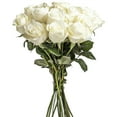 One Dozen White Roses- Fresh Flower Delivery - Walmart.com