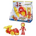 thumbnail image 3 of Marvel Spidey and His Amazing Friends Iron Racer Set, Action Figure, Vehicle, and Accessory, 3 of 5