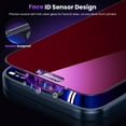 thumbnail image 2 of WSKEN for iPhone 17 Pro Max Privacy Screen Protector - Purple Gradient Anti Blue Light Eye Protection [Auto-Dust Removal] Shatterproof Tempered Glass, 2 of 6