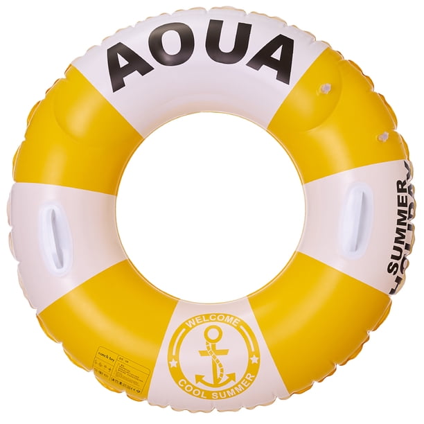 Anillo de Natación Inflable Ndcxsfigh para Piscina Adultos Amarillo 90#