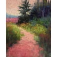 thumbnail image 2 of Gos, Alejandra 20x24 Black Ornate Wood Framed with Double Matting Museum Art Print Titled - Magenta, 2 of 4