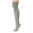 thumbnail image 2 of Women's Cable Knit Over the Knee Socks, 2 of 3