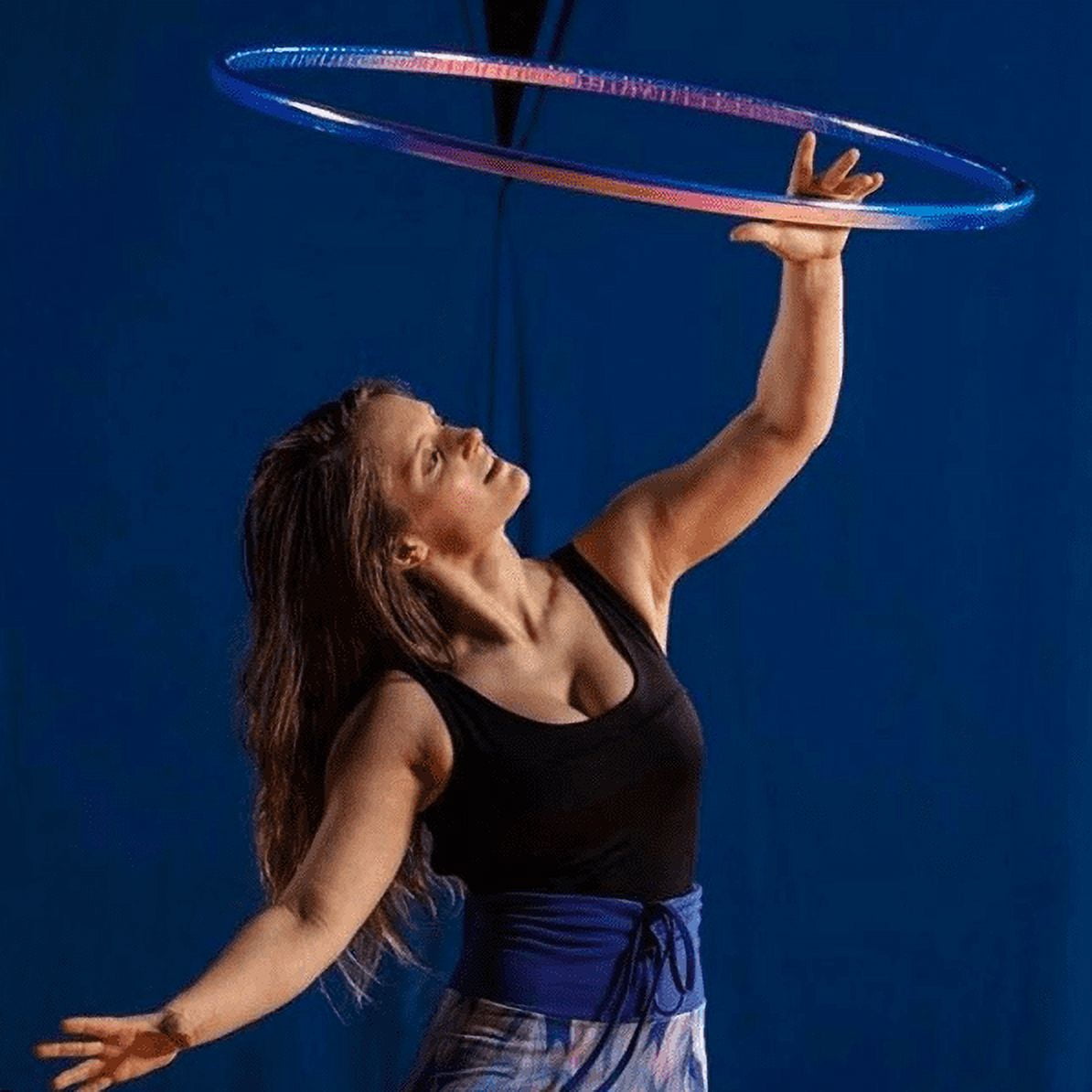 Kess Iridescent Ice Hula Hoop – Shimmering Fun for Kids & Adults, 1 Pack