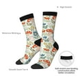thumbnail image 4 of KLL Garden Of Little Bunnies Print Cool Socks Men's Women's Crew Socks Funny Crazy Novelty Stockings, 4 of 6