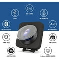 thumbnail image 2 of Reproductor de CD portátil y de pared con Bluetooth 5.1, radio FM, altavoces Hi-Fi duales, pantalla LED y mando a distancia, 2 of 7