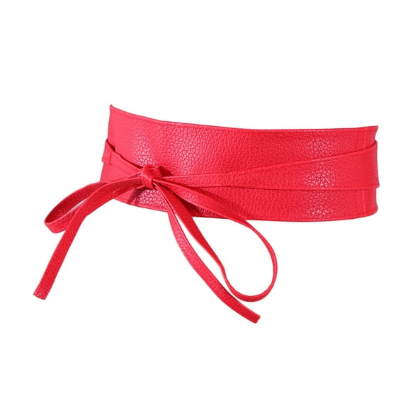 unbranded  Red Western Belt for Women Belts Woman Women's Fashion Accessory Miss