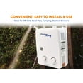 thumbnail image 4 of Flame King Portable Propane Tankless Water Heater 1.32 GPM & 34K BTU for Outdoor Showers, 5l, 4 of 13