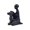 Black BY25090, variant on Oasiva Resin Human and Dog Statue Emotional Sculpture Ornament for Home Office Pet Shop Decors Remembrance Gift for Pet Lover