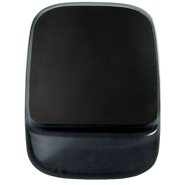 Staples Mouse Pad with Gel Wrist Rest Black Crystal 24339938 Walmart