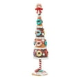thumbnail image 2 of Pequeño de Navidad artificial de mesa, estatua de de Navidad, adorno de donut para dormitorio, boda, vacaciones, cumpleaños, sala de estar, 2 of 7