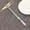 82_C, variant on Stainless Steel Chopsticks 1Pair Length White Flower Pattern Stainless Steel Chopsticks Pair New