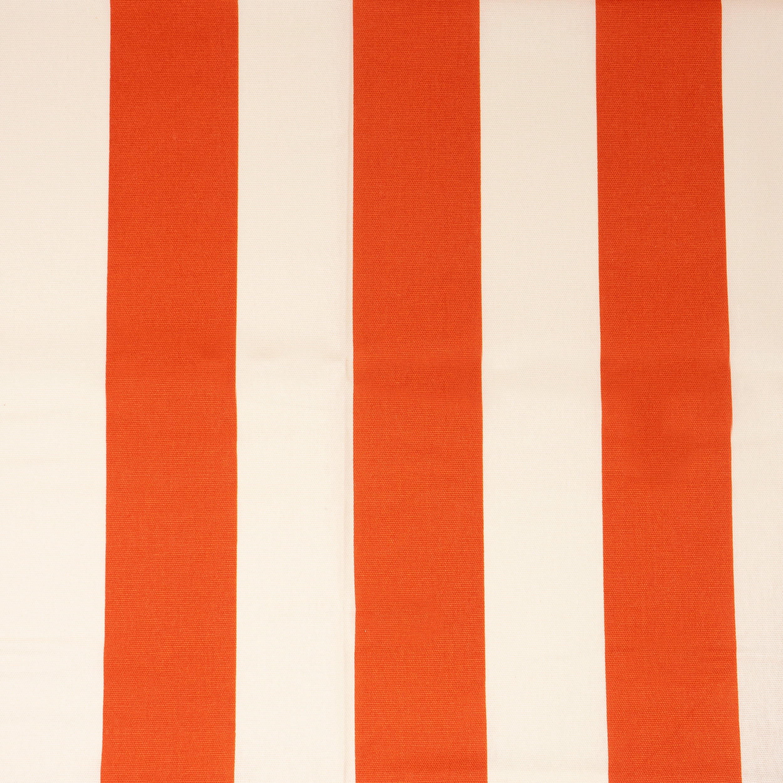 Waverly Inspirations 2 Yard Cut 100% Cotton Duck Print Fabric Stripe Orange, 45" Wide for Quilting & Sewing