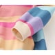 thumbnail image 4 of Sudadera con capucha de algodón rosa para niñas Tops arcoíris, 4 of 7