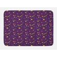 thumbnail image 1 of New Orleans Bath Mat, Abstract Modern Mardi Gras Pattern with Carnival Halftone Dot Shapes, Plush Bathroom Decor Mat with Non Slip Backing, 29.5" X 17.5", Multicolor, by Ambesonne, 1 of 2