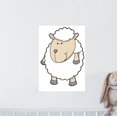 thumbnail image 1 of Cute Little Baby Sheep Wall Decal Sticker by Wallmonkeys Peel and Stick Graphic (12 in H x 8 in W) WM293497, 1 of 4