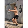 thumbnail image 3 of COOFANDY Men' 2 Pack Gym Workout Shorts 7 Inch Athletic Shorts Quick Dry Running Shorts with Pockets, 3 of 7