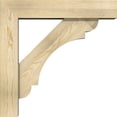 thumbnail image 3 of Ekena Millwork 6"W x 26"D x 26"H Olympic Block Rough Sawn Bracket w/ Offset Brace, Douglas Fir, 3 of 25
