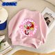 thumbnail image 2 of Sudadera de Sonic, sudadera holgada informal con estampado de dibujos animados, ropa de primavera para niños, jersey de manga larga con dibujos animados para niñas, camisetas para niños, 2 of 4