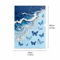 thumbnail image 4 of DIY Ocean Wave Pearl Diamond Painting Art Kit with Frame, Beach Pearl Beads Art Craft for Adults Beginner, Gemstone Diamond Dots Beads for Home Wall Decor, 4 of 7