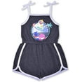 thumbnail image 2 of Baby Shark, Daddy Shark and Mommy Shark Girls 2 Pack Sleeveless Romper, Toddler, 2 of 5