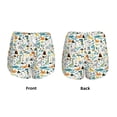 thumbnail image 3 of Daiia Cartoon Dinosaur Pattern Women's 2 in 1 Running Shorts - Lightweight Athletic Workout Gym Yoga Shorts Liner with Phone Pockets-XX-Large, 3 of 7