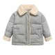 thumbnail image 2 of Prendas de abrigo y chaquetas informales sin capucha de manga larga Prendas de abrigo para niñas con forro polar Talla mediana a grande Chaqueta cortavientos para niños Chaqueta polar lateral Parte su, 2 of 9