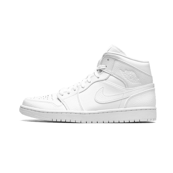 JORDAN MENS Air Jordan 1 Mid "Triple White" 554724 130 from Stadium Goods