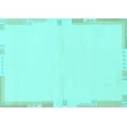 thumbnail image 1 of Ahgly Company Indoor Rectangle Solid Light Blue Modern Area Rugs, 8' x 12', 1 of 4
