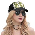 thumbnail image 5 of Naloa Corn And Butterflies Adult adjustable Print Baseball Hat, Patchwork curved brim baseball capfor Men and Women, One Size, 5 of 5