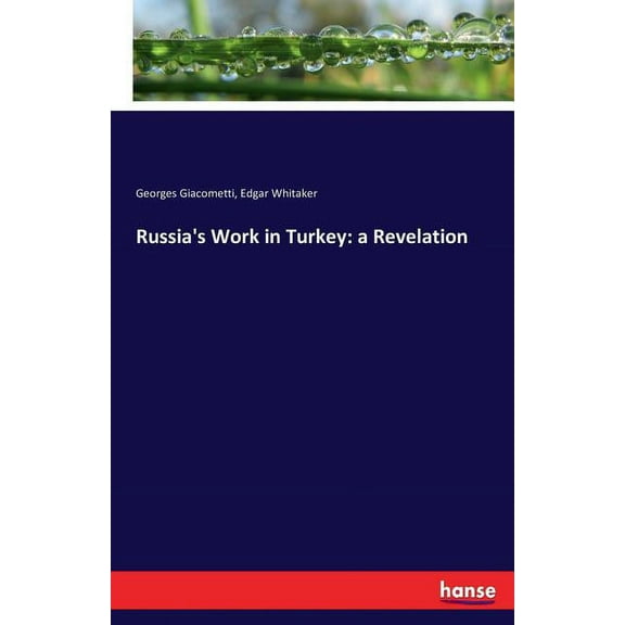 Russia's Work in Turkey: a Revelation, (Paperback)