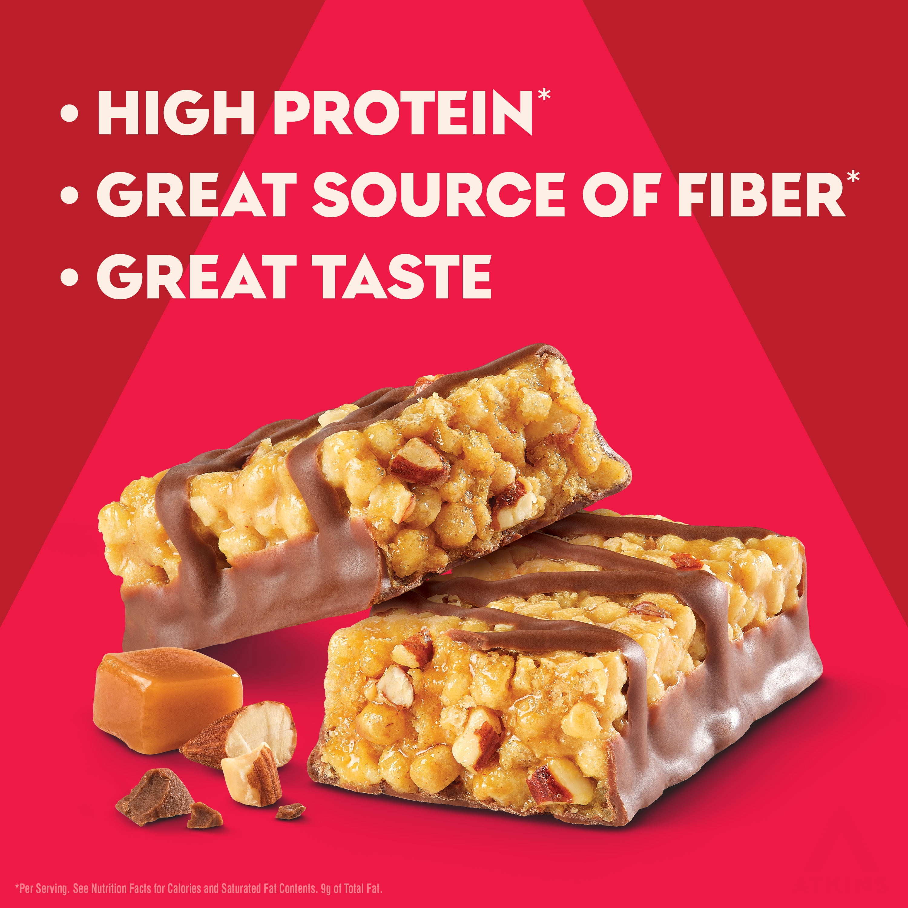Atkins High Protein Bars, Chocolate Almond Caramel Flavored, 15g Protein, Low Sugar, Keto Friendly, Fiber Snacks, 4 Count