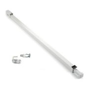 Ideal Security SK110W SK110 Patio Door Security Bar Child-Proof Lock, Adjustable 26-47 inches for Ventillation, Large, White